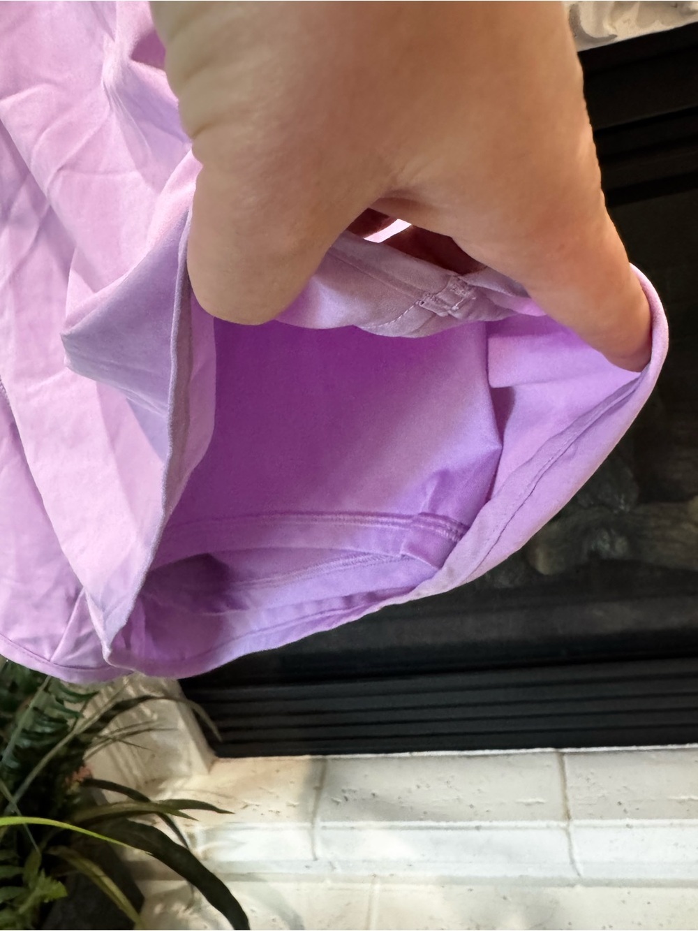 Avia Lavender Athletic Running Shorts - Picture 4 of 7